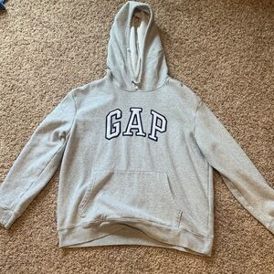 GAP Light Gray Hoodie with Logo